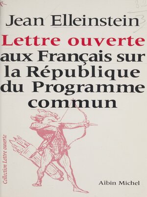 cover image of Lettre ouverte aux Français sur la république du programme commun